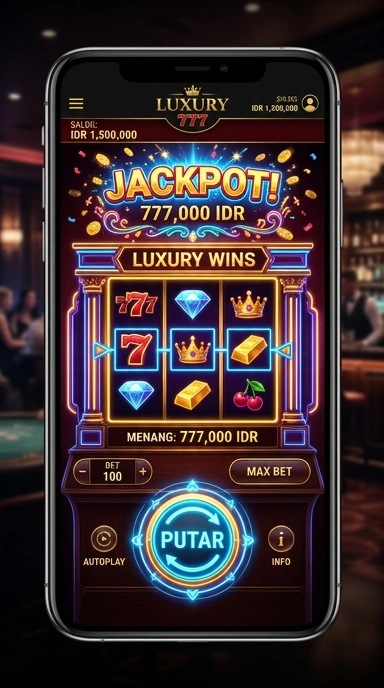 Tampilan antarmuka luxury777 yang ramah pengguna.